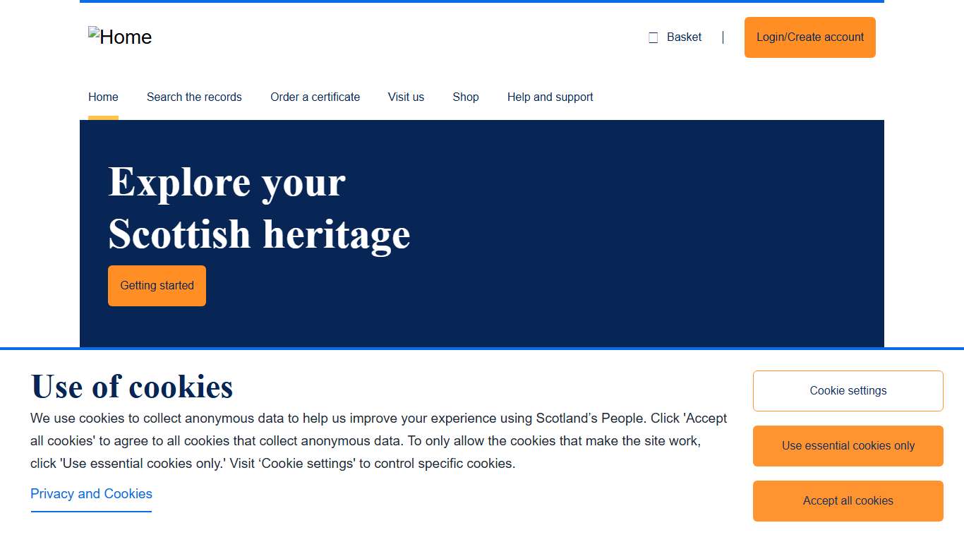 Explore your Scottish heritage Scotland's People